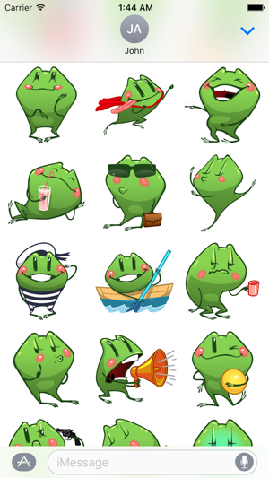 Frog Emotion Cute Sticker(圖3)-速報App