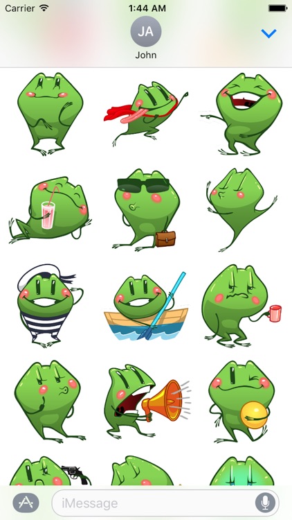 Frog Emotion Cute Sticker