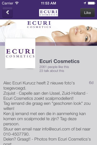 Home | Ecuri Cosmetics screenshot 2