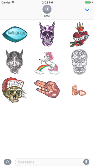 Lost City Tattoo Stickers