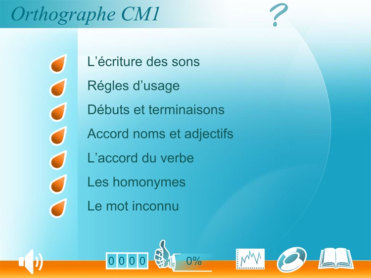 Orthographe CM1