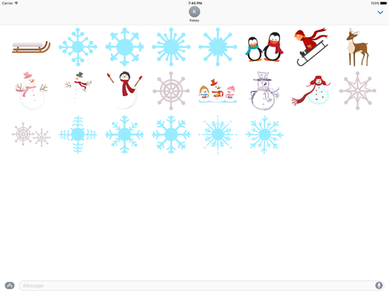 Screenshot #4 pour Hiver Autocollants