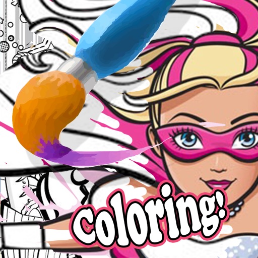 Superdoll app paint for kids pic free to play iOS App