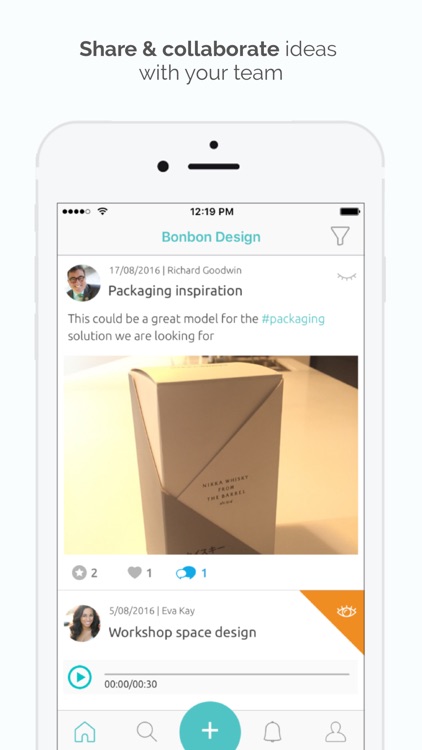 Idea Catcher - validate it, team chat & note app