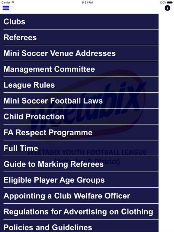 Screenshot #4 pour Weetabix Youth FL (Kettering & District)