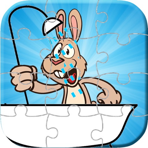 Sponge Bunny Rabbit Pet Jigsaw Puzzle Fun Game