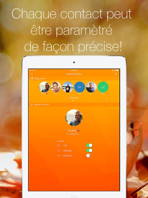 Screenshot #6 pour Favorite Contacts Launcher