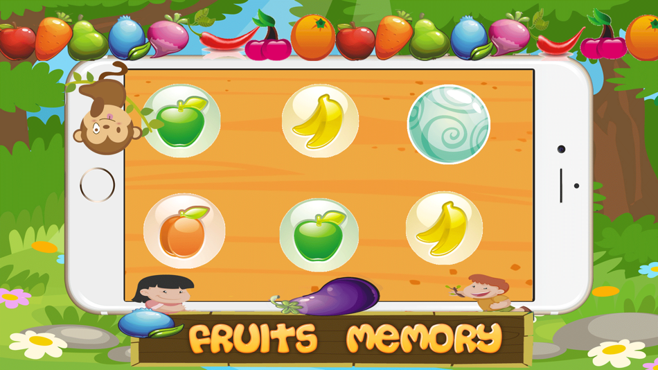 #2. Fruit Garden Match it Memory Game (iOS) Podle: Natthaya Sutthitham