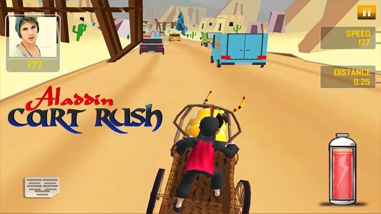 Aladdin Cart Rush 3D - Fun Racing Game for Kids screenshot-4