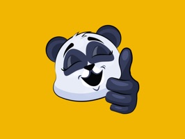 Stickers with Panda