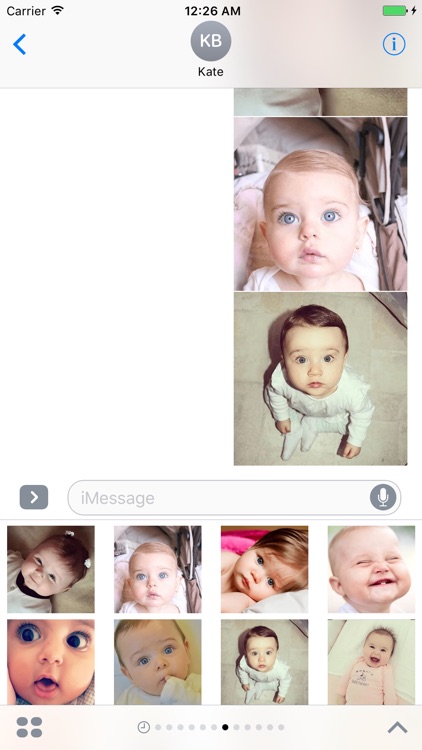 Cute babies stickers - emoji - emoticons