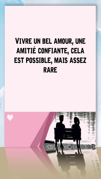 Screenshot #3 pour Citations sur l'amour - Nouvelles  messages
