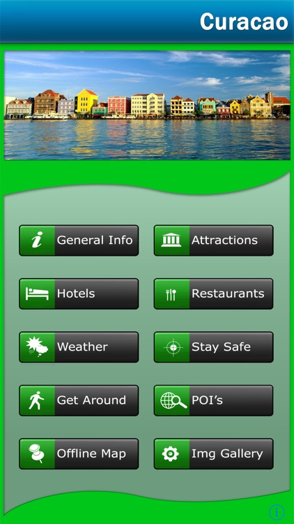Curacao Offline Map Travel Guide