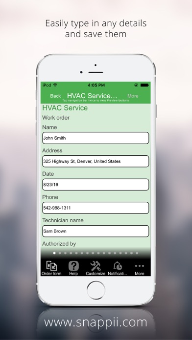 Screenshot #2 pour HVAC Service Work Order