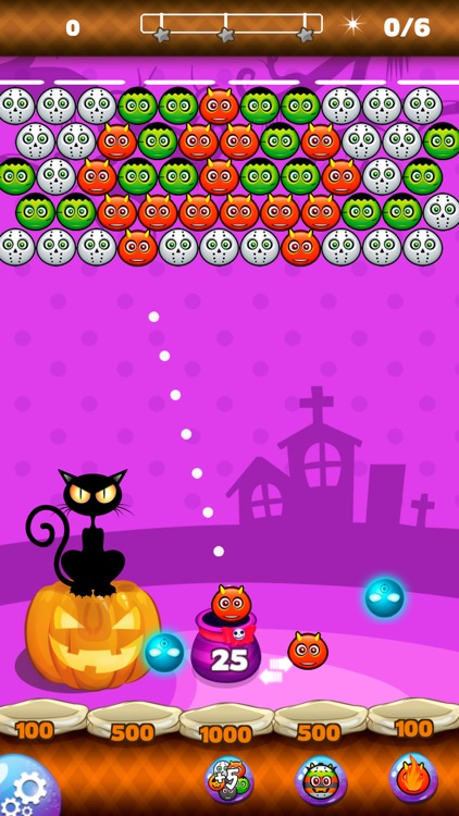 Bubble Shooter Halloween Sweet screenshot-4