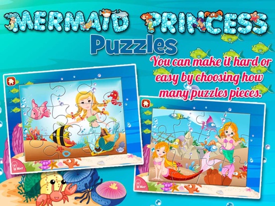 Screenshot #5 pour Mermaid Princess Puzzles: Puzzle Games for Kids