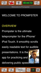 Prompster™ - Teleprompter screenshot #1 for iPhone