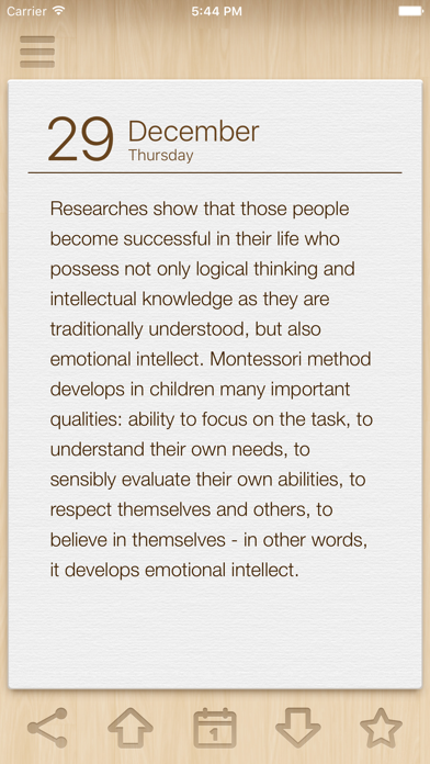 365 Montessori iPhone screenshot