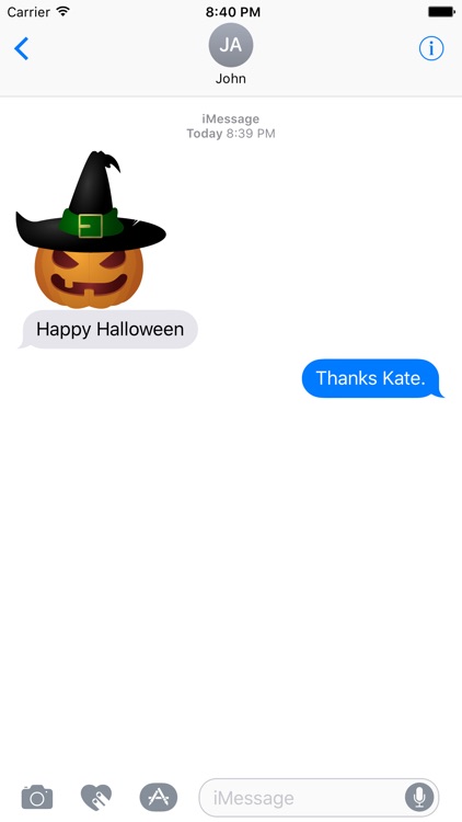 Pumpkin Face Stickers