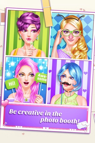 Photo Booth Makeup Style! Party SPA Game for Girls screenshot 4