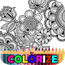 Mandala Adult Coloring Book Free Stress Relieving app icon