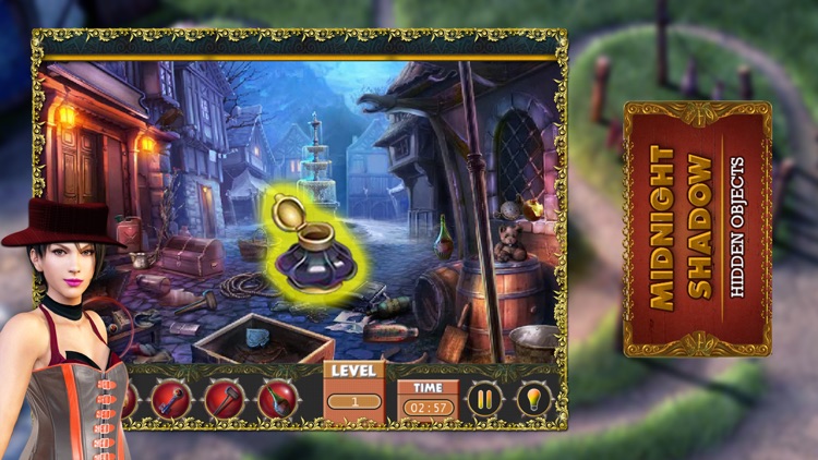 Midnight Shadow Hidden Fun Free Search Object Game screenshot-3