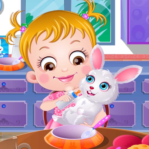 Baby Pet Care - Rabbit Bath,Feed Carrot ,Dress up icon