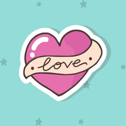 Heart Stickers - Decorate Text & iMessage icon