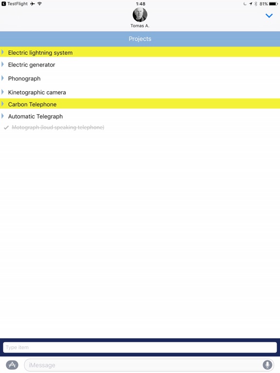 Screenshot #4 pour Loopy Lists for iMessage