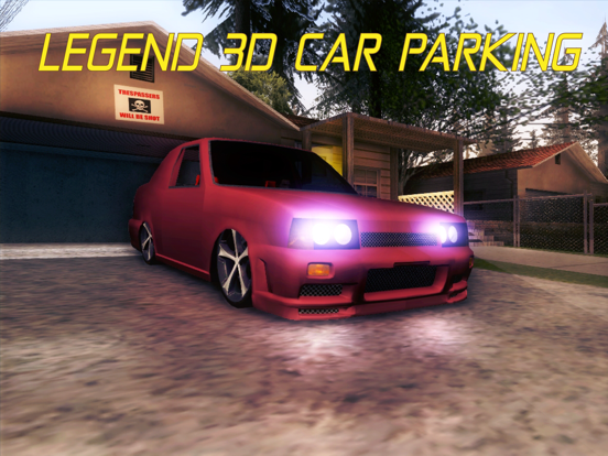 Legend 3D Car Parking HD iPad screenshot