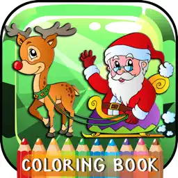 Christmas Coloring Book Free For Kids And Toddlers app icon