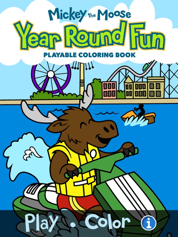 Screenshot #4 pour Mickey the Moose Coloring Book
