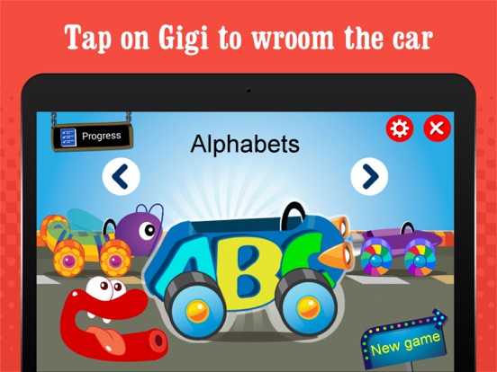 Alphabet car game for kids,for Toddler,Preschooles