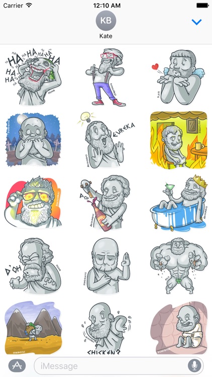 Ancient Greeks - Stickers for iMessage