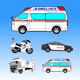 Which is the same Ambulance or Police Car