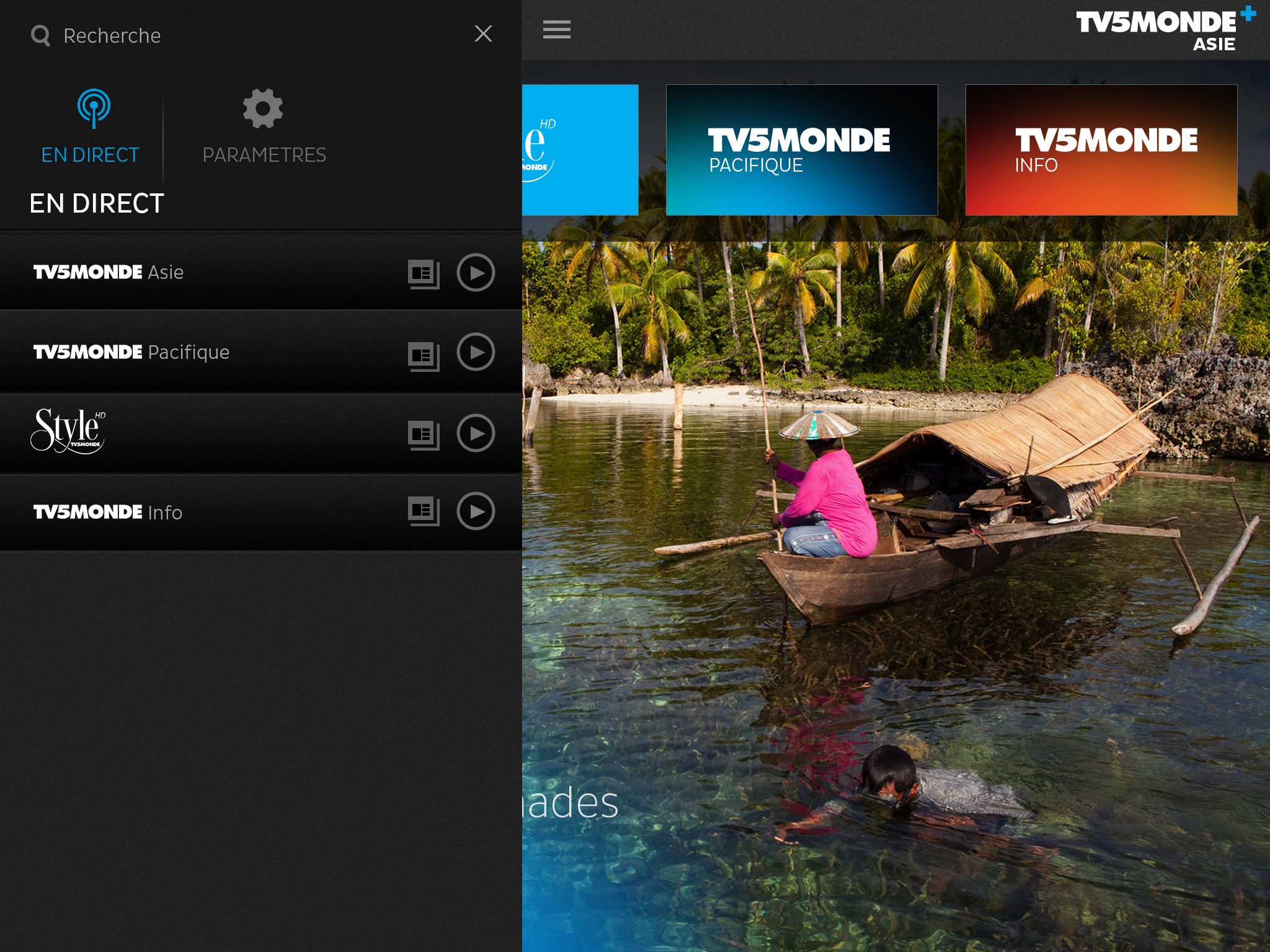 TV5MONDE Asie-Pacifique screenshot 4