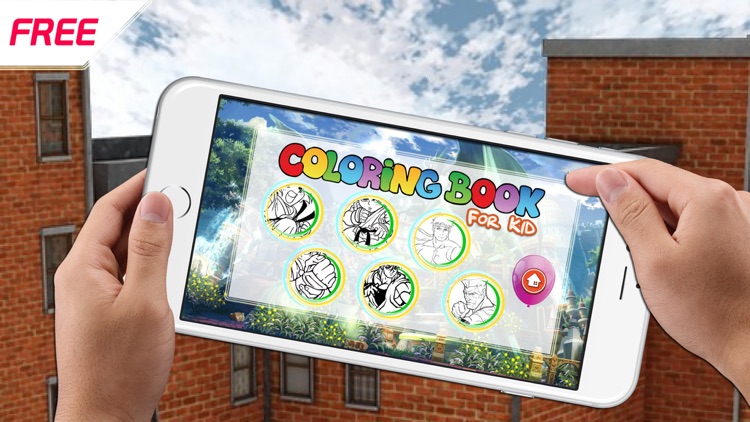 Coloring Family friendly "for Ken Street Fighter"