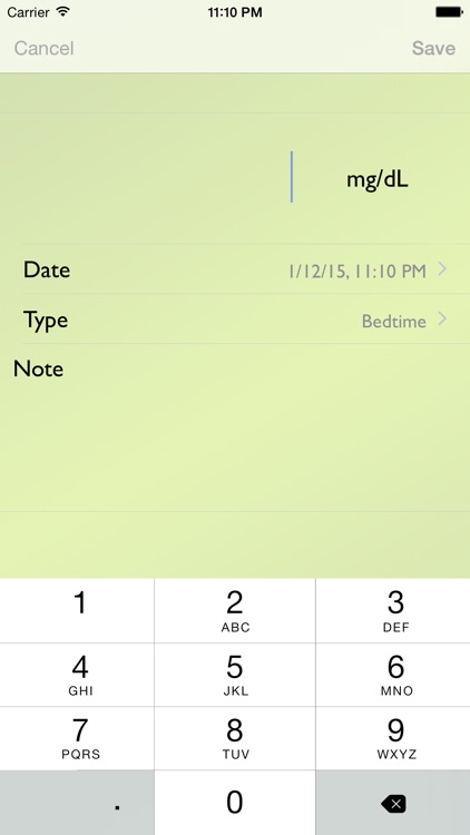 Glucose Recorder