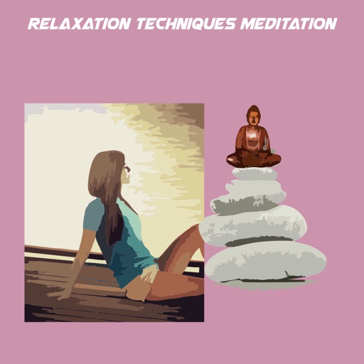 Relaxation techniques meditation icon