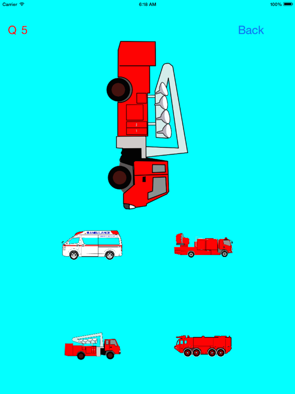 Screenshot #4 pour Which is the same Emergency Vehicle (Fire Truck, Ambulance ,Police Car)?