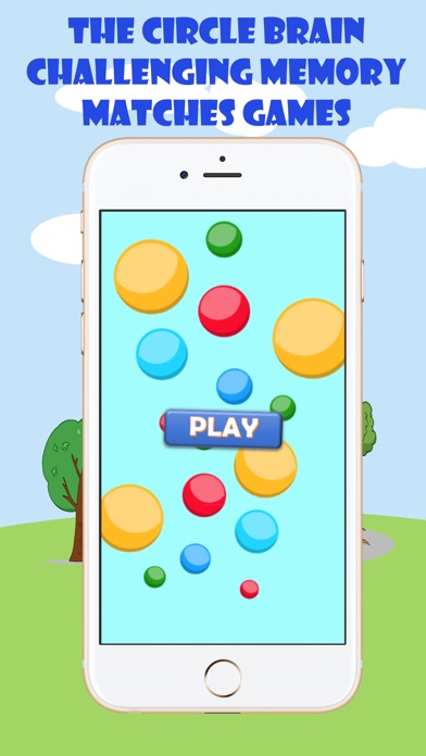 Color circle matching memory game for preschoolers 1.0.0 IOS -