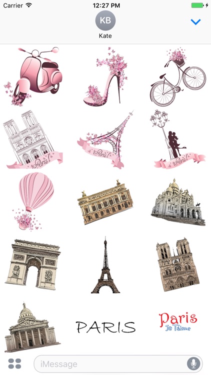 Paris Stickers & Photos Mania