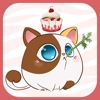 Cup Cake Cat Sticker