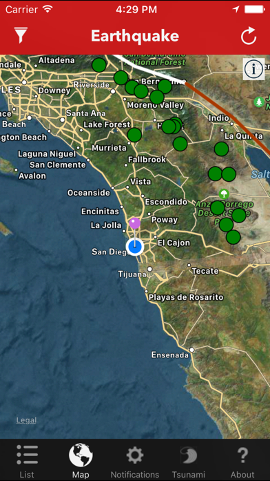 Earthquake Lite - Realtime Tracking Appのおすすめ画像2