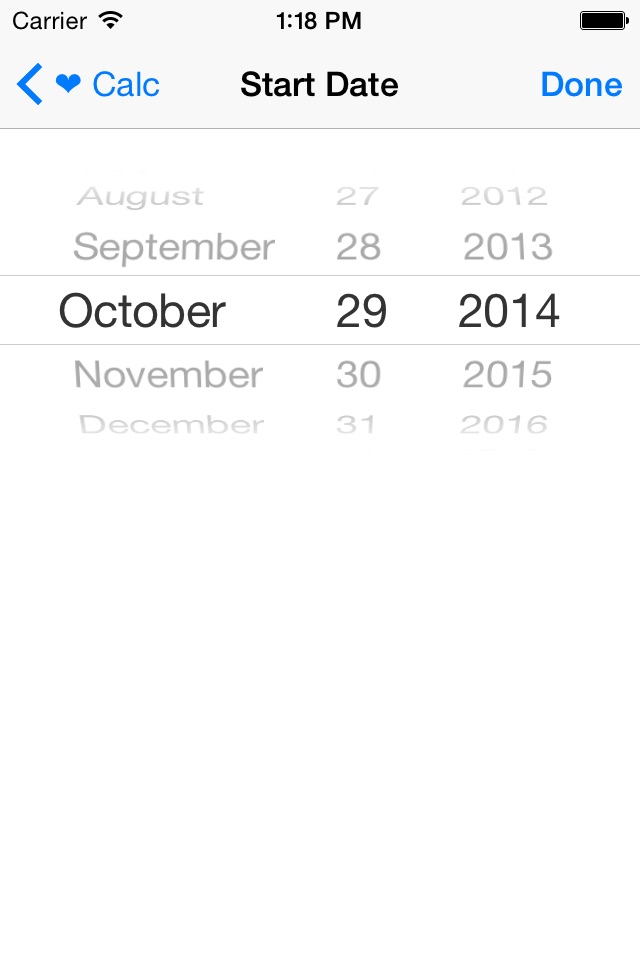 Ovulation calculator (cycle) screenshot 2