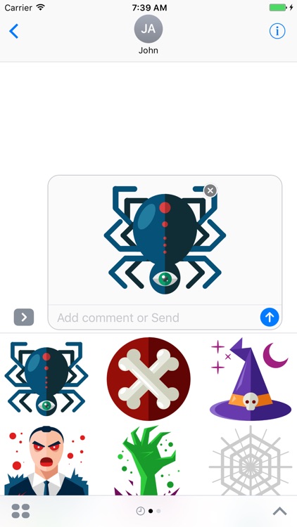 Halloween Stickers and Emoji 's for iMessage