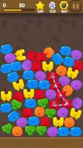 Monster Match Connect Four - Octopie Matching Game screenshot #1 for iPhone