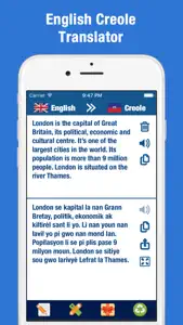 English Creole Translator & Dictionary screenshot #1 for iPhone