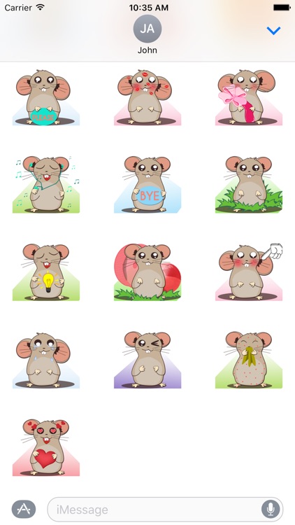 Crazy Hamster Sticker screenshot-3