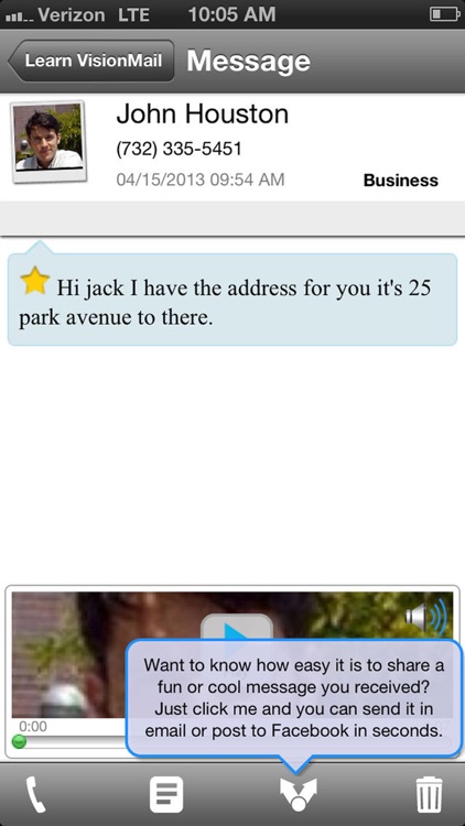 VisionMail Visual Voicemail